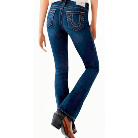 TRUE RELIGION Becca Dark Wash Jeans Size 29 - Picture 1 of 3